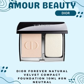 DIOR FOREVER NATURAL VELVET COMPACT FOUNDATION 10ML 0N NEUTRAL